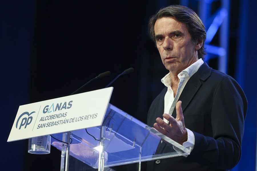 El expresidente del Gobierno José María Aznar, participara en la campaña con el PP para el 23J.