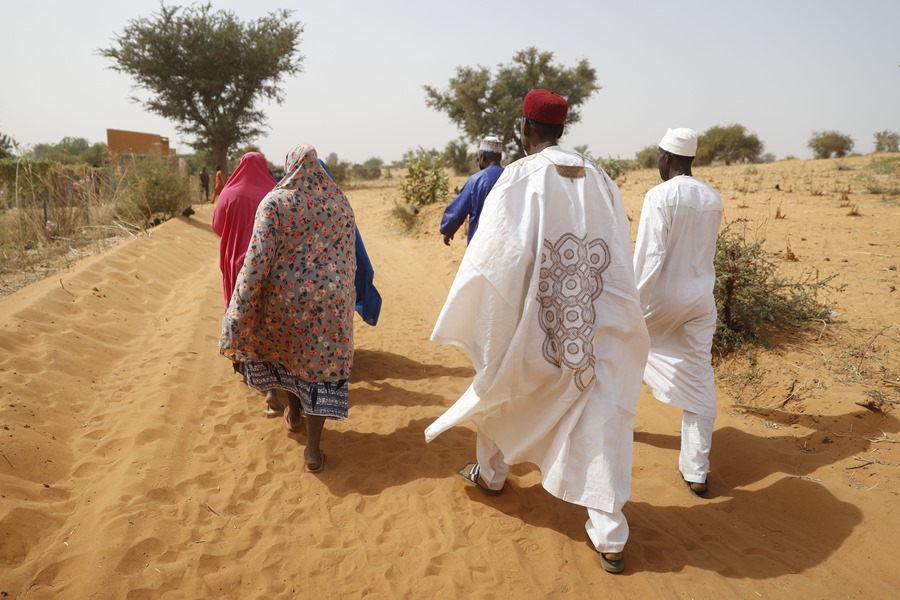 Imagen de archivo de una aldea de Níger
