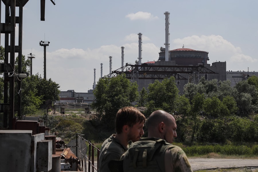 Imagen de archivo de la planta nuclear de Zaporiyia