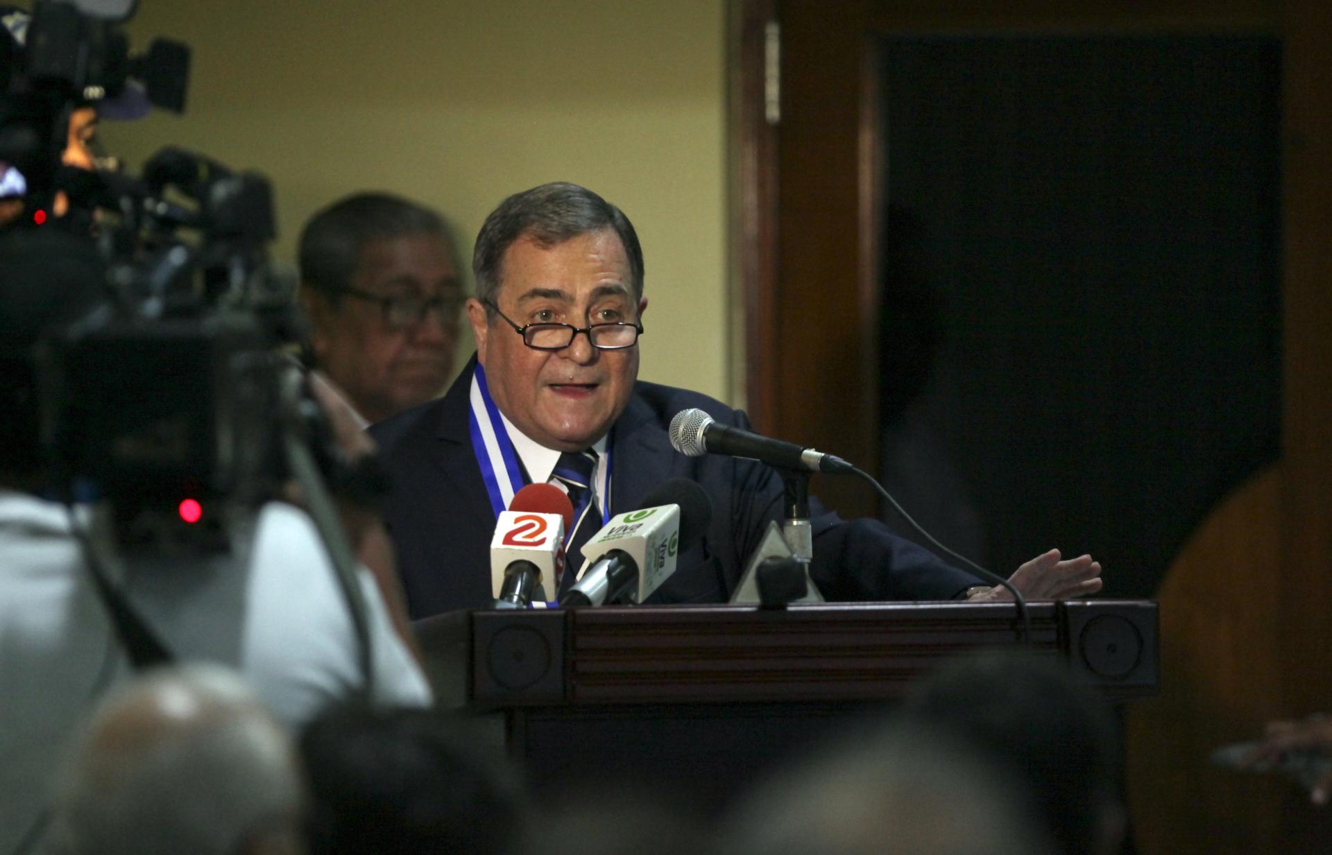 Nicaragua's representative before the International Court of Justice, Carlos Argüello. EFE/Mario Lopez/File
