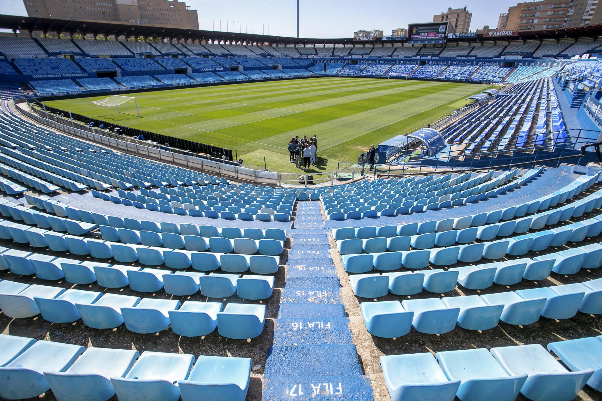 Vista del estadio de La Romareda en una foto de archivo de Javier Cebollada. EFE