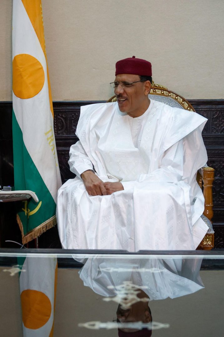 A file photo of Niger President Mohamed Bazoum at the presidential palace. Niger soldiers announced on 26 July 2023 that they have overthrown the nation's democratically elected president, Mohamed Bazoum. EFE/Mariscal