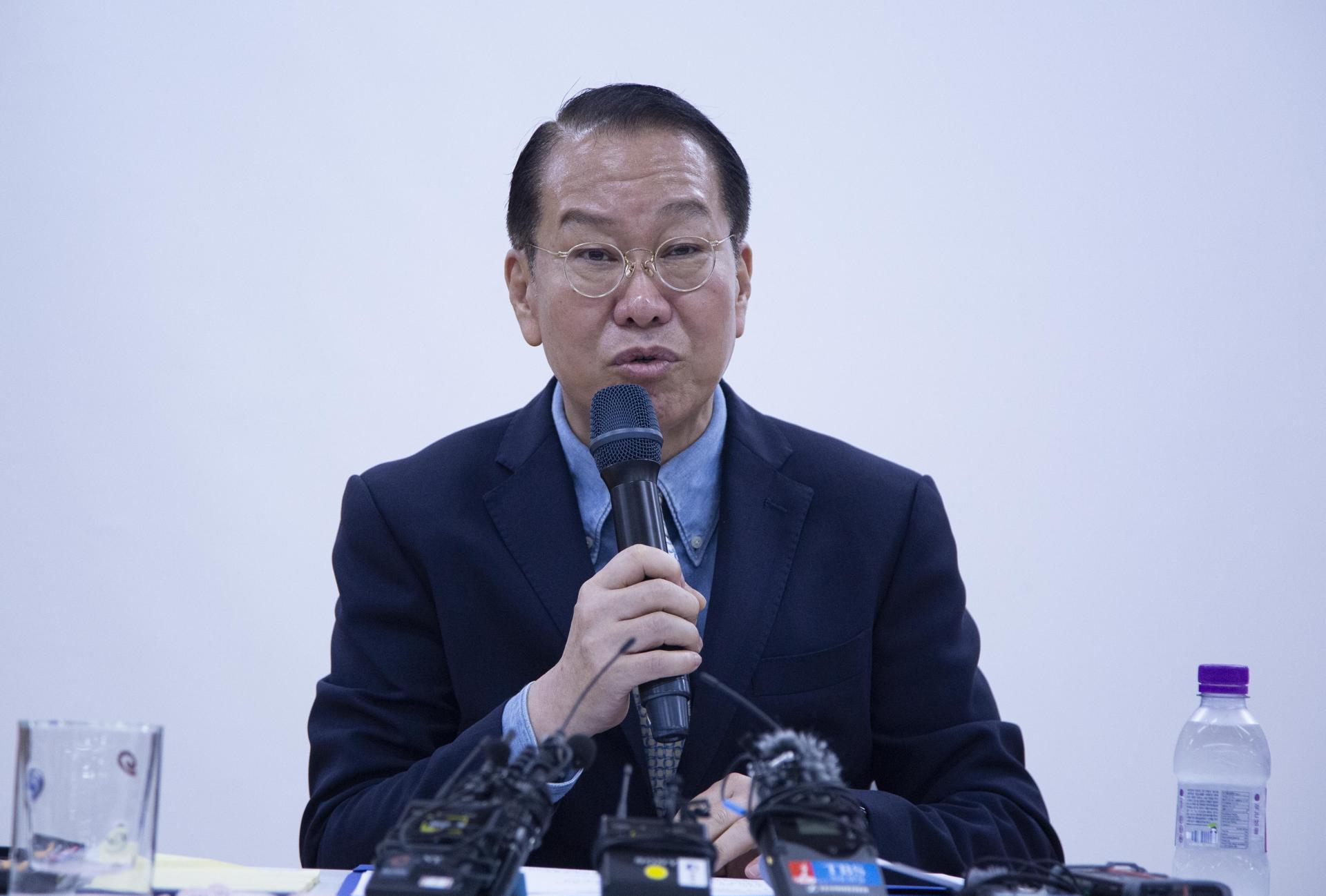 South Korean unification minister Kwon Young-se, speaks during a press conference at the Hanawon (Settlement Support Center for North Korean Refugees) in Ansong, Gyeonggi province, South Korea, 10 July 2023. EFE/EPA/JEON HEON-KYUN / POOL