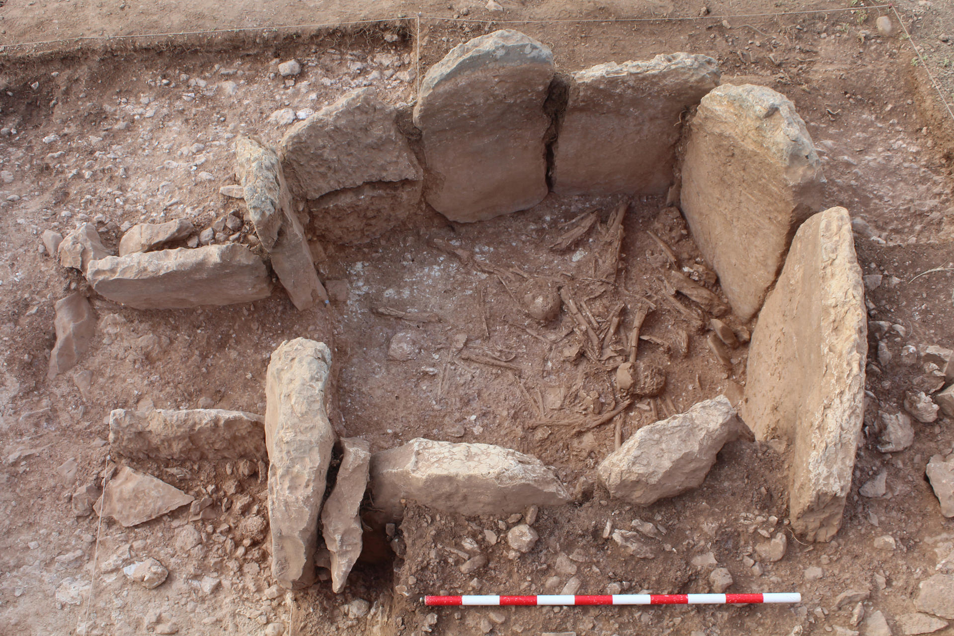 Necrópolis megalítica de Panoría, ubicada en Darro (Granada)