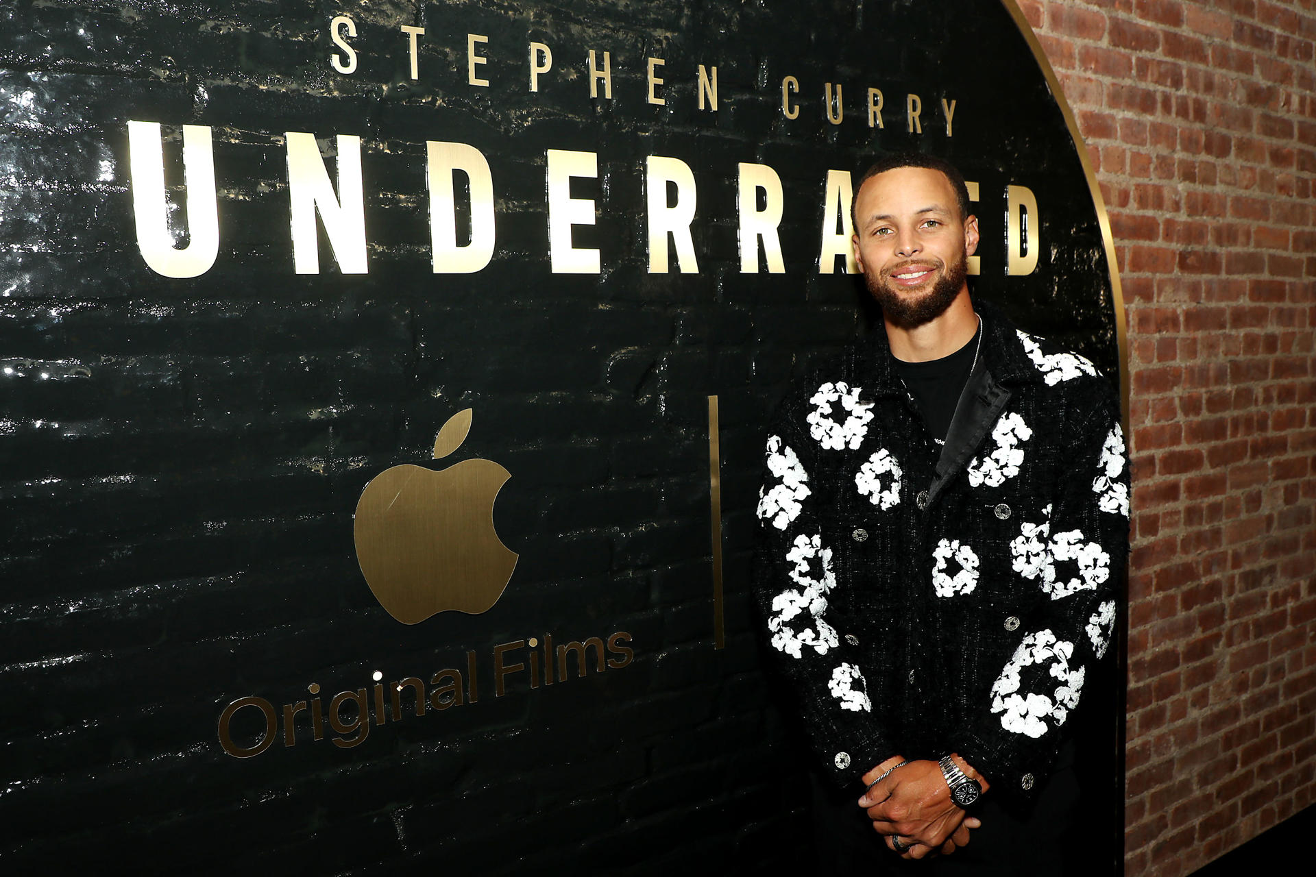A photo of NBA superstar Stephen Curry provided by StarPix for Apple. EFE/ Marion Curtis/Starpix
