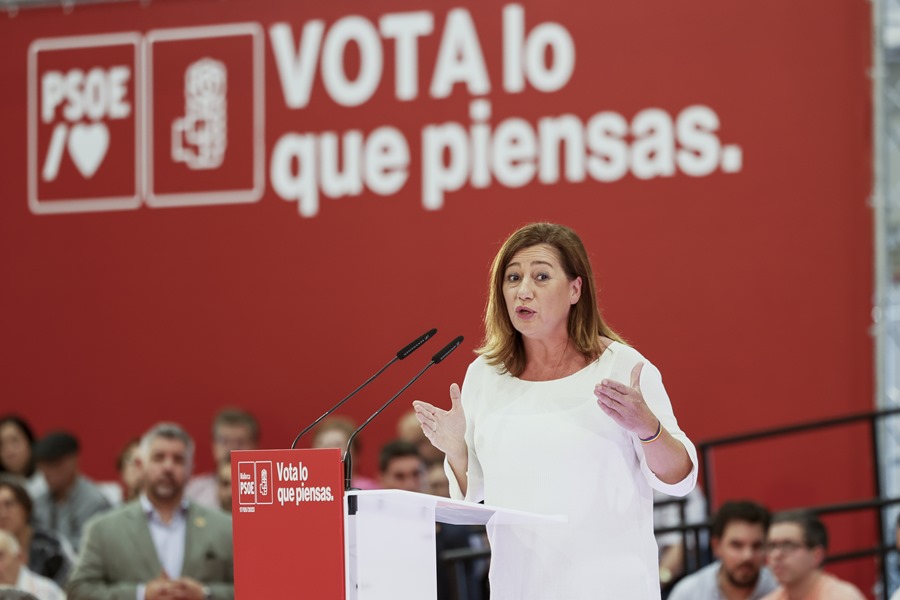 La expresidenta del Govern balear Francina Armengol, que va a ser propuesta por el PSOE para presidir el Congreso.
