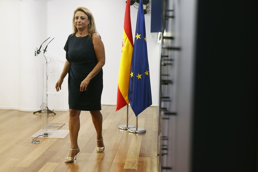 La líder de Coalición Canaria Cristina Valido