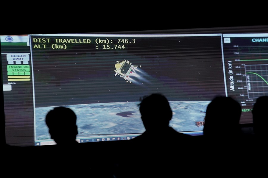 Transmisión en vivo del Museo Industrial y Tecnológico Birla (BITM) del aterrizaje de la Misión Chandrayaan-3 en la Luna