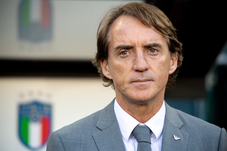 El hasta ahora entrenador de la selección de Italia, Roberto Mancini.