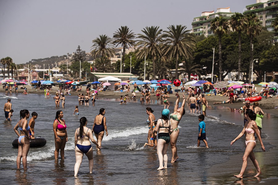 Imagen de la playa del Palo en Málaga