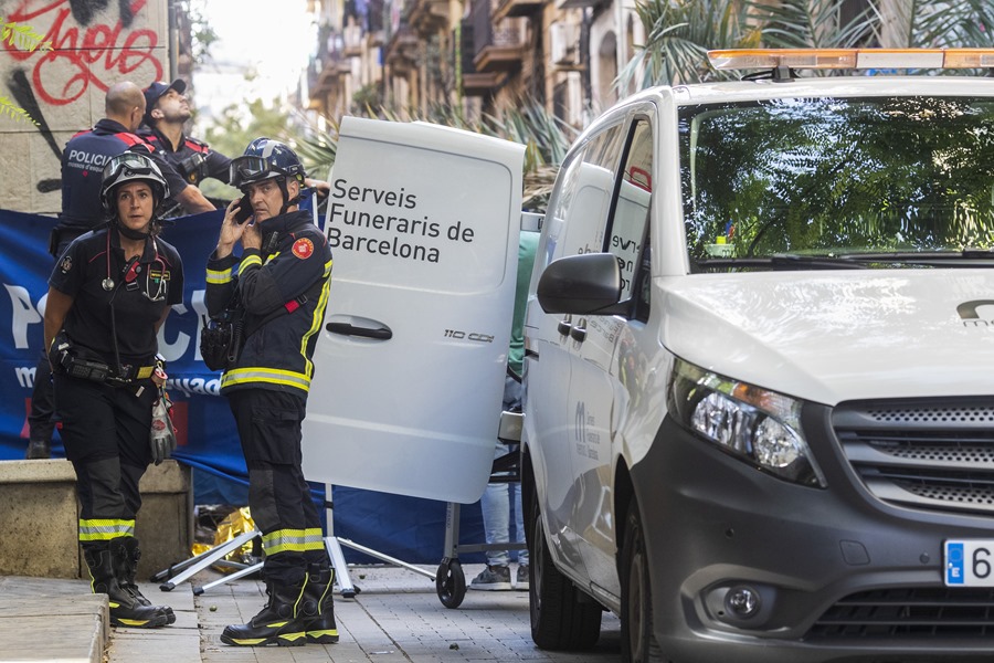 Una joven de 20 años ha muerto hoy jueves al caerle encima una palmera en el barrio de Ciutat Vella de Barcelona.