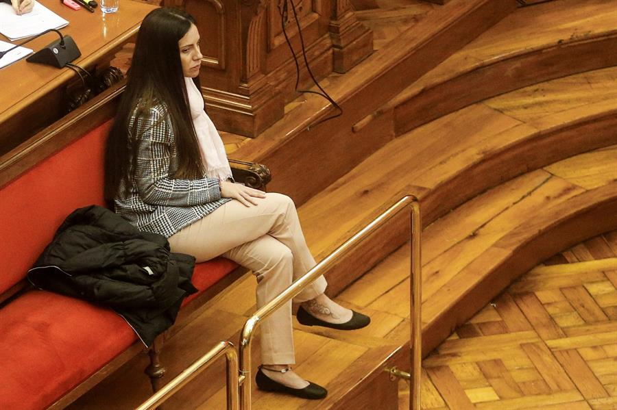 Rosa Peral durante la sesión del juicio.