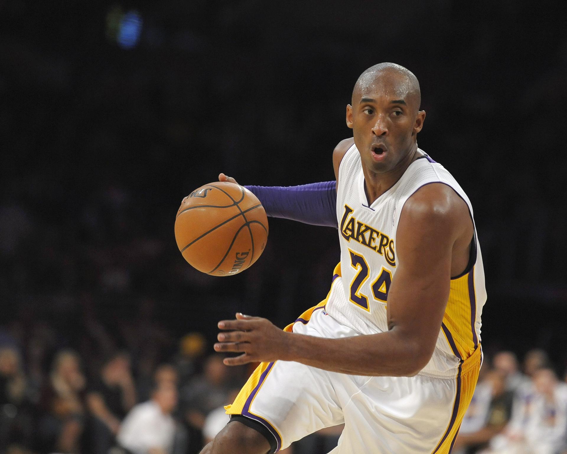 El fallecido exjugador de baloncesto Kobe Bryant, estrella de Los Ángeles Lakers, en una fotografía de archivo. EFE/Paul Buck