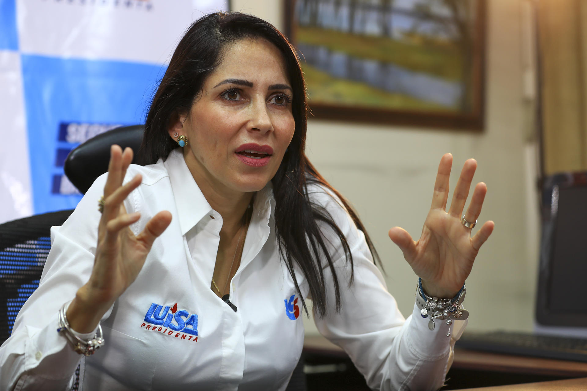 Luisa González ofrece rescatar a Ecuador de las manos del crimen