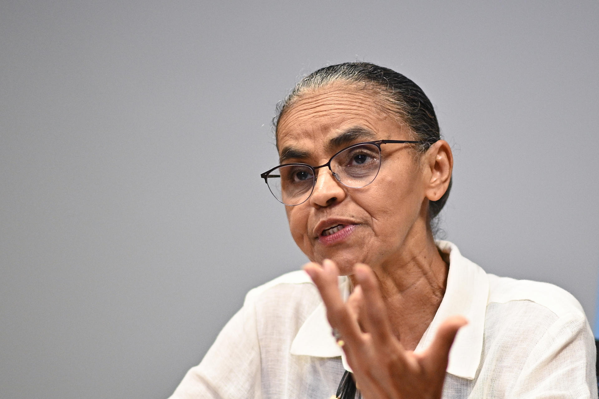 La ministra de Medio Ambiente de Brasil, Marina Silva, en una fotografía de archivo. EFE/André Borges