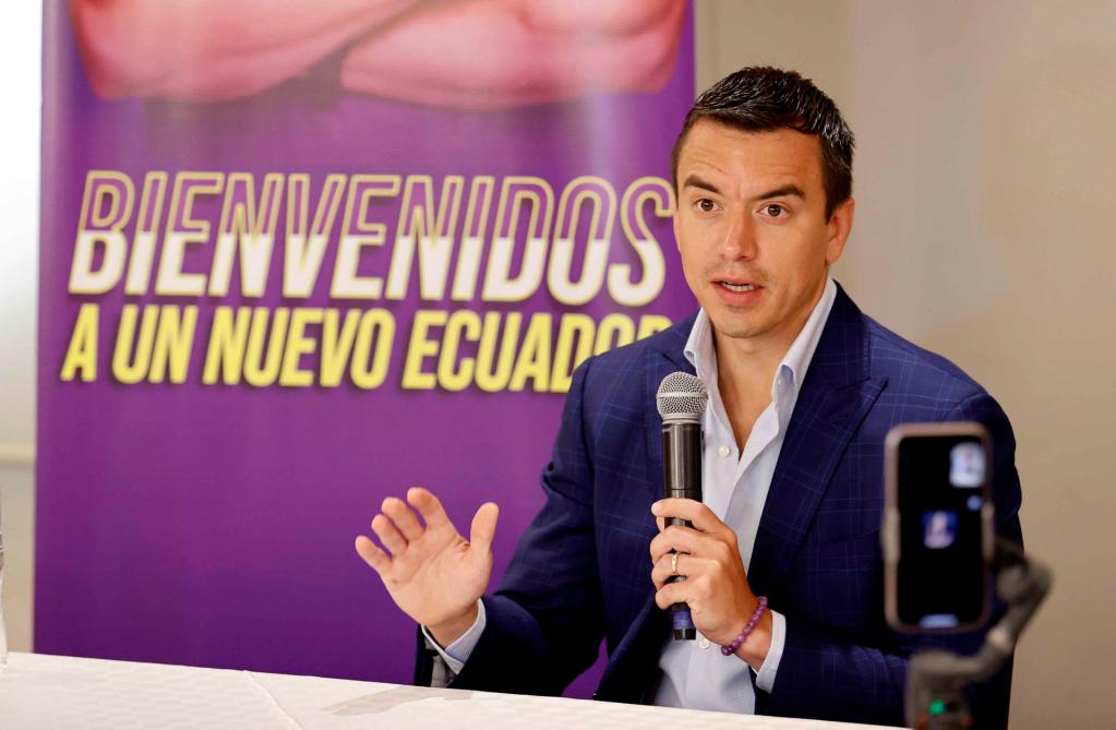 Noboa dice ser un rival “sumamente incómodo para el correísmo” para el balotaje en Ecuador