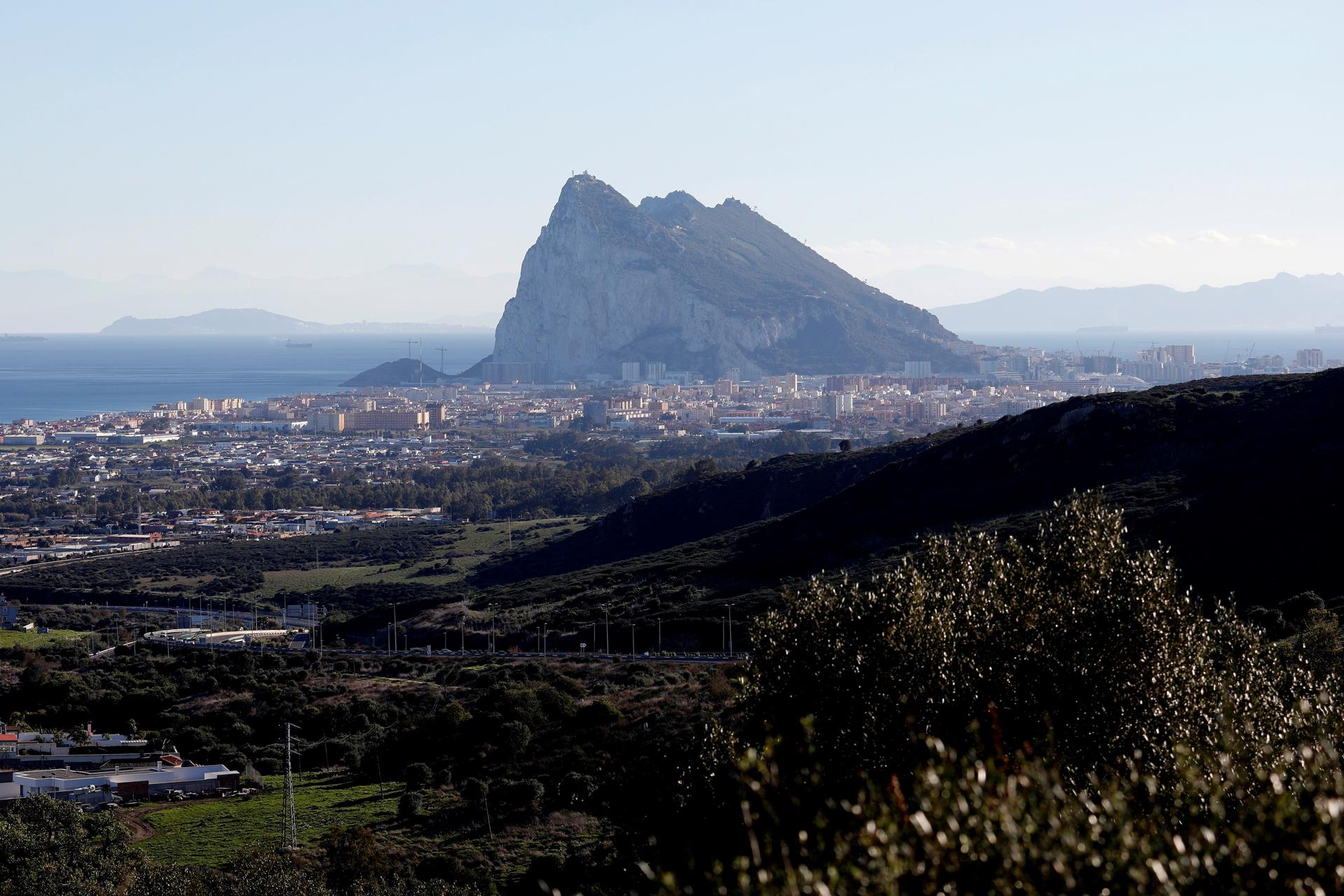 A file photo of the Gibraltar rock. EFE/FILE/A.Carrasco Ragel.