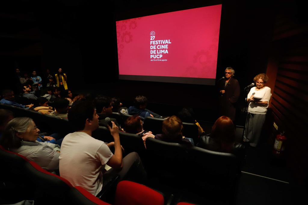 Fotografía cedida por el Festival de Cine de Lima PUCP del director francés Leos Carax durante un homenaje el 17 de agosto 2023, en Lima (Perú). EFE/Festival de Cine de Lima PUCP
