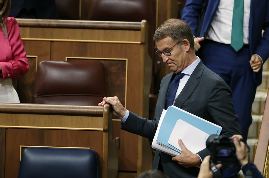 Núñez Feijóo pierde la primera votación de su investidura