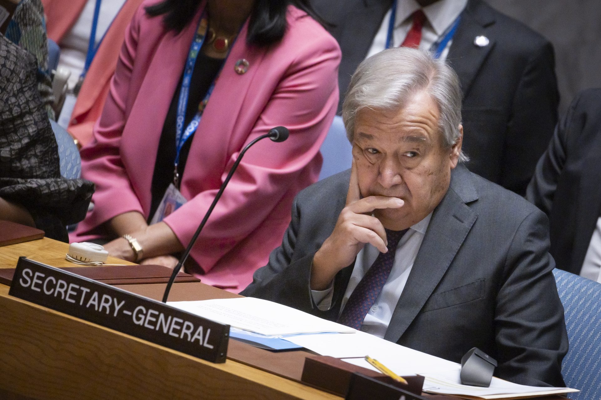 El secretario general de la ONU, Antonio Guterres, este 20 de septiembre de 2023, en Nueva York. EFE/Justin Lane