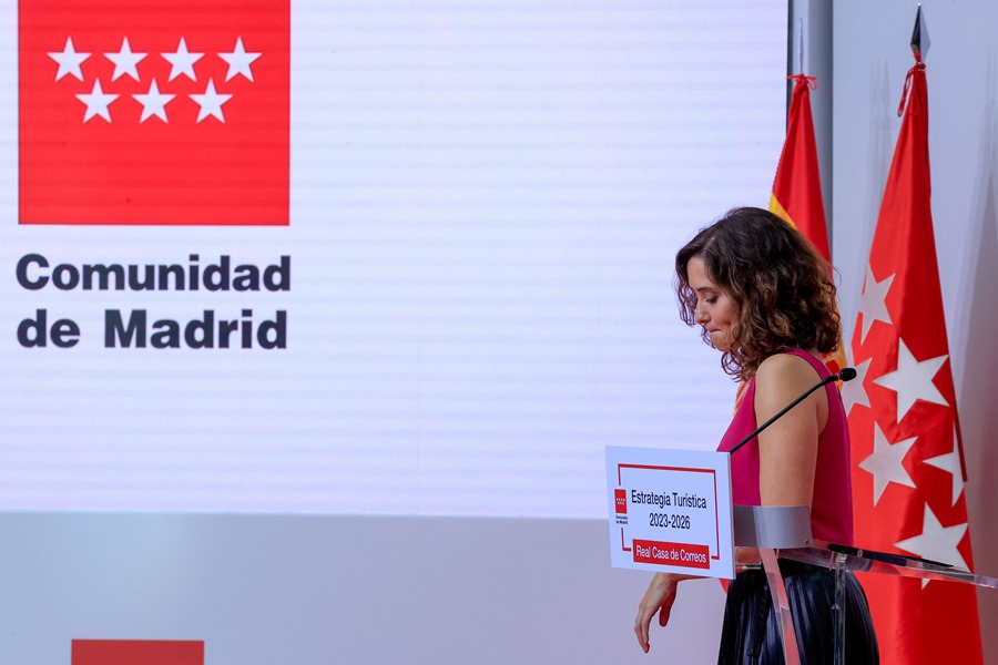  La presidenta madrileña, Isabel Díaz Ayuso