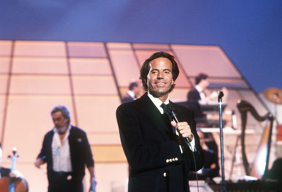 El cantante Julio Iglesias, en una imagen de 1987
