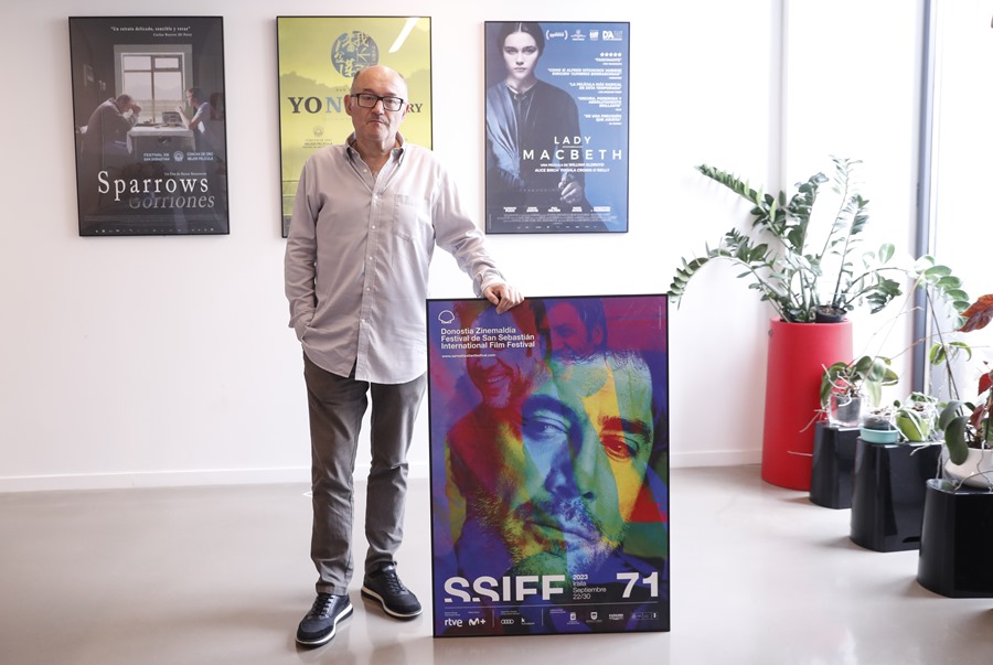 El director del Festival de Cine de San Sebastián, José Luis Rebordinos, habla en una entrevista con EFE