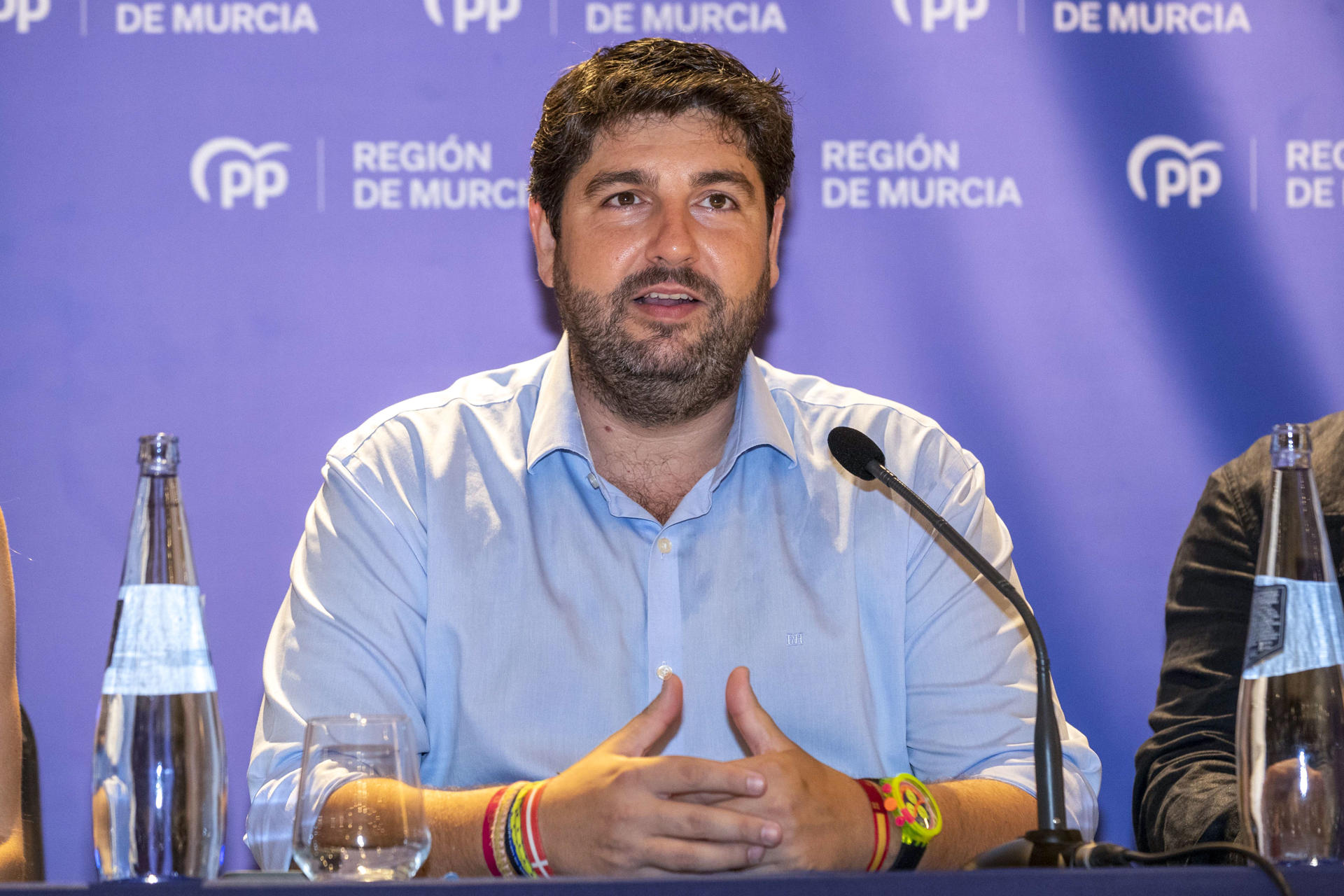 El presidente del Partido Popular en Murcia, Fernando López Miras. EFE/ Marcial Guillén