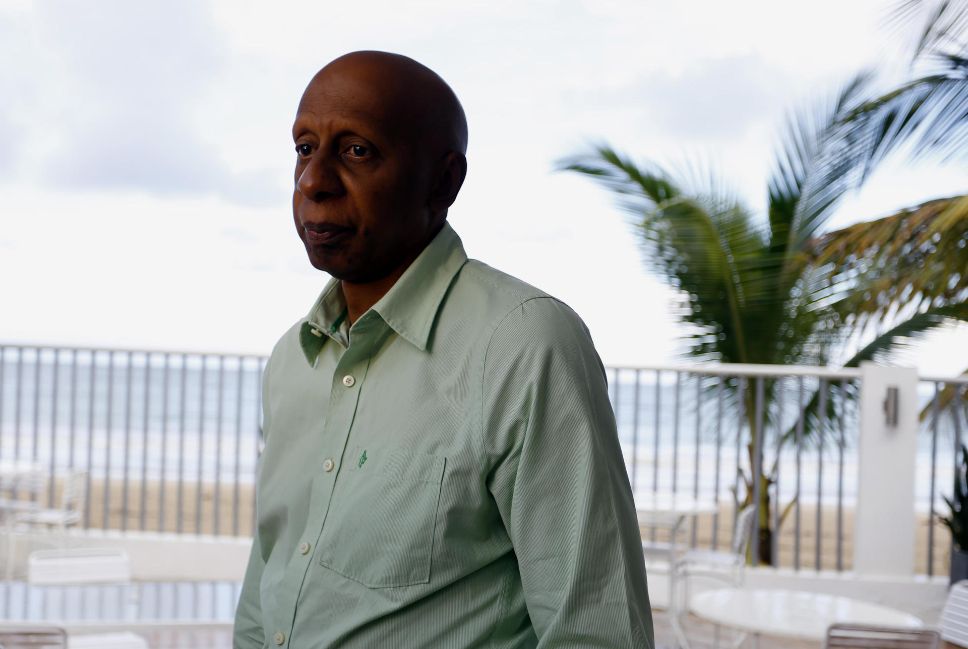 (FILE) Cuban dissident Guillermo Fariñas in a press conference in Carolina (Puerto Rico) today, Saturday, November 26, 2016, following the news of the death of the leader of the Cuban revolution Fidel Castro. EFE/THAIS LLORCA