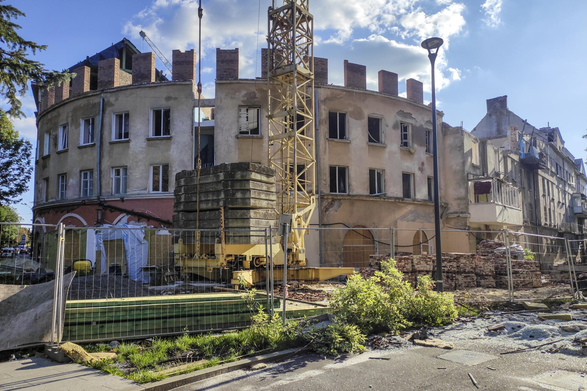 Imagen del centro histórico de Leópolis, Ucrania. EFE/ Rostyslav Averchuk