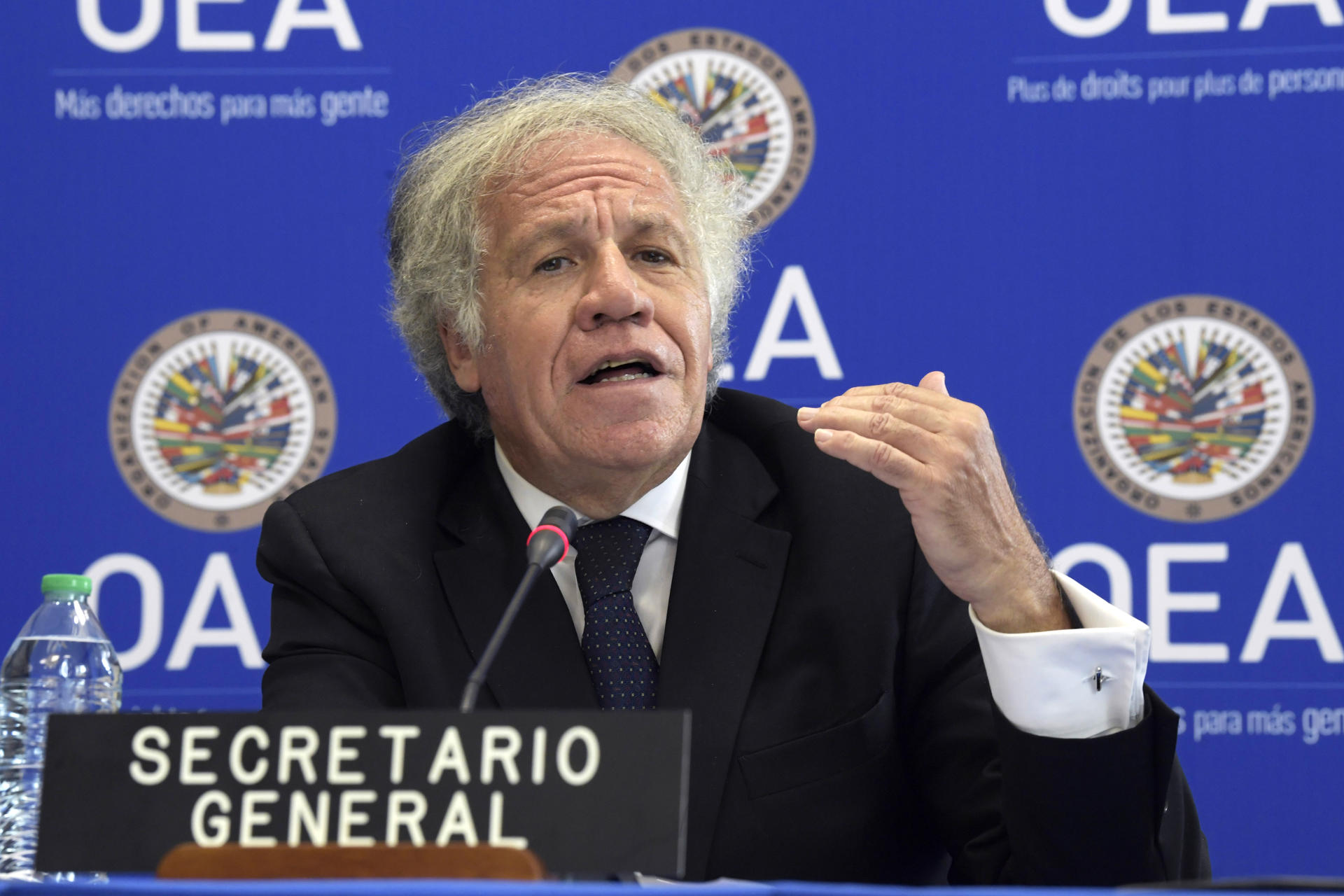 Archive picture of secretary general of the Organization of American States, Luis Almagro, Washington, United States. June 20 2023. EFE/Lenin Nolly