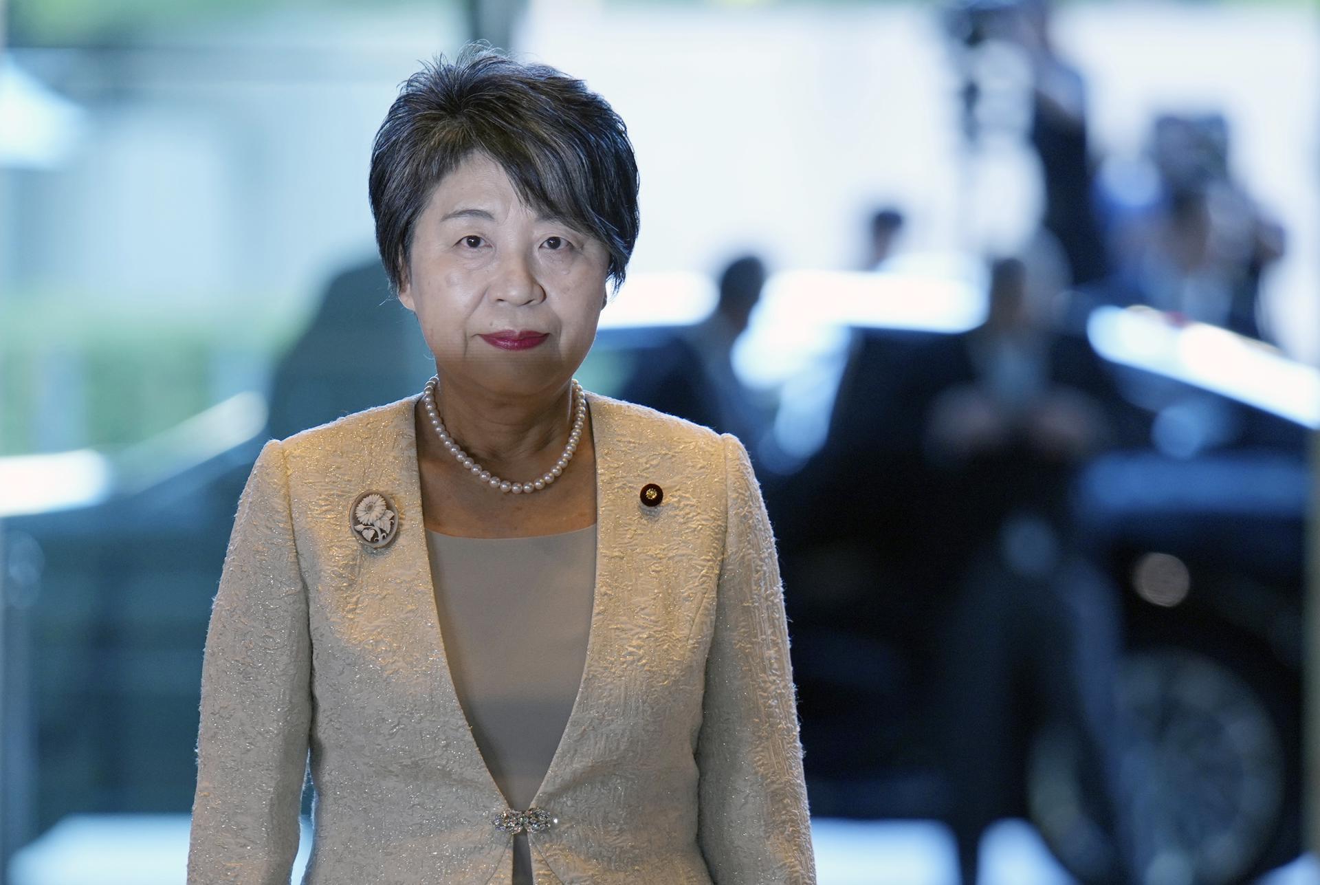 Newly appointed Foreign Minister Yoko Kamikawa arrives at the prime minister's official residence before attending the attestation ceremony at the Imperial Palace, in Tokyo, Japan, 13 September 2023. EFE-EPA/FRANCK ROBICHON