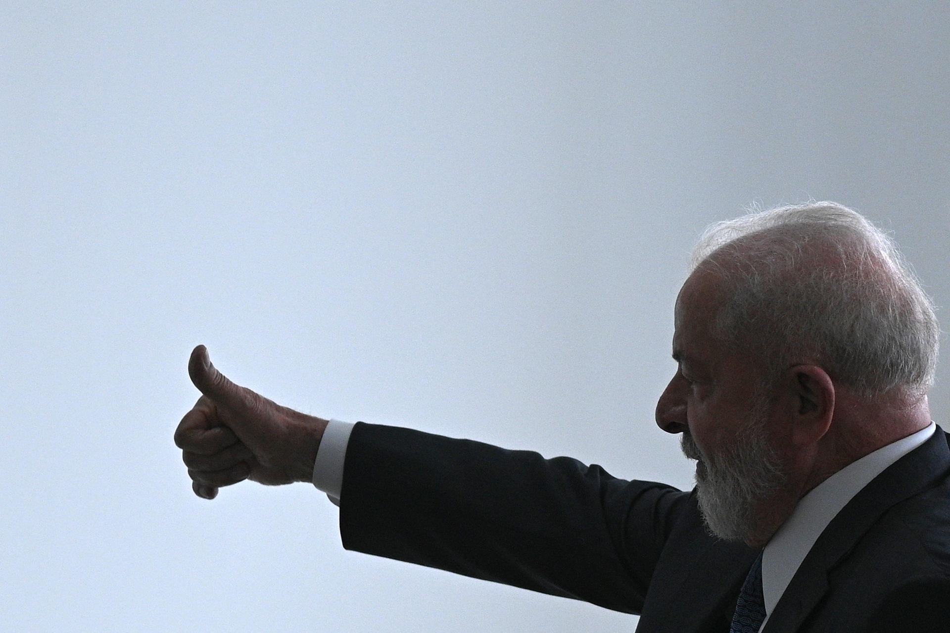 El presidente de Brasil, Luiz Inácio Lula da Silva, participa en un acto, el 26 de septiembre de 2023. EFE/André Borges