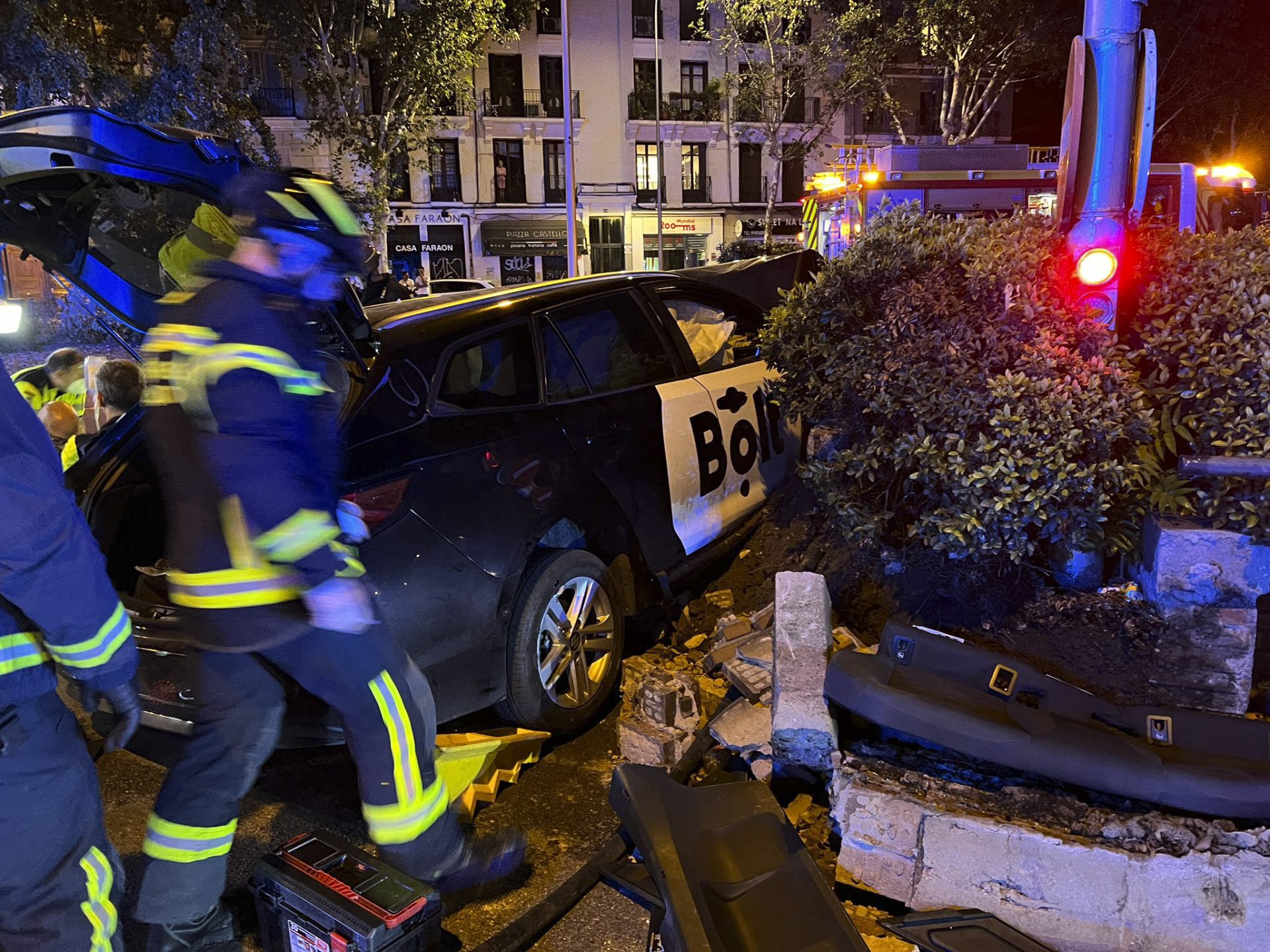 Accidente VTC Madrid