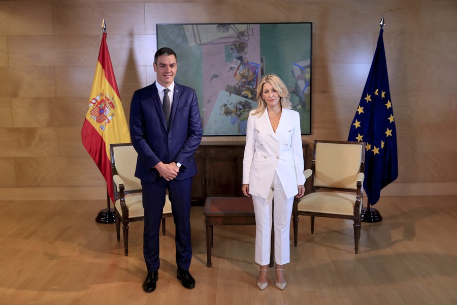 PSOE y Sumar cierran el acuerdo para formar un Gobierno de coalición