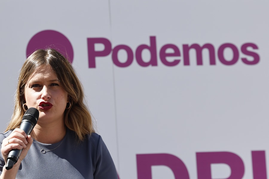 La exportavoz de Unidas Podemos en la Asamblea de Madrid y candidata a la presidencia de la Comunidad en las últimas elecciones, Alejandra Jacinto.