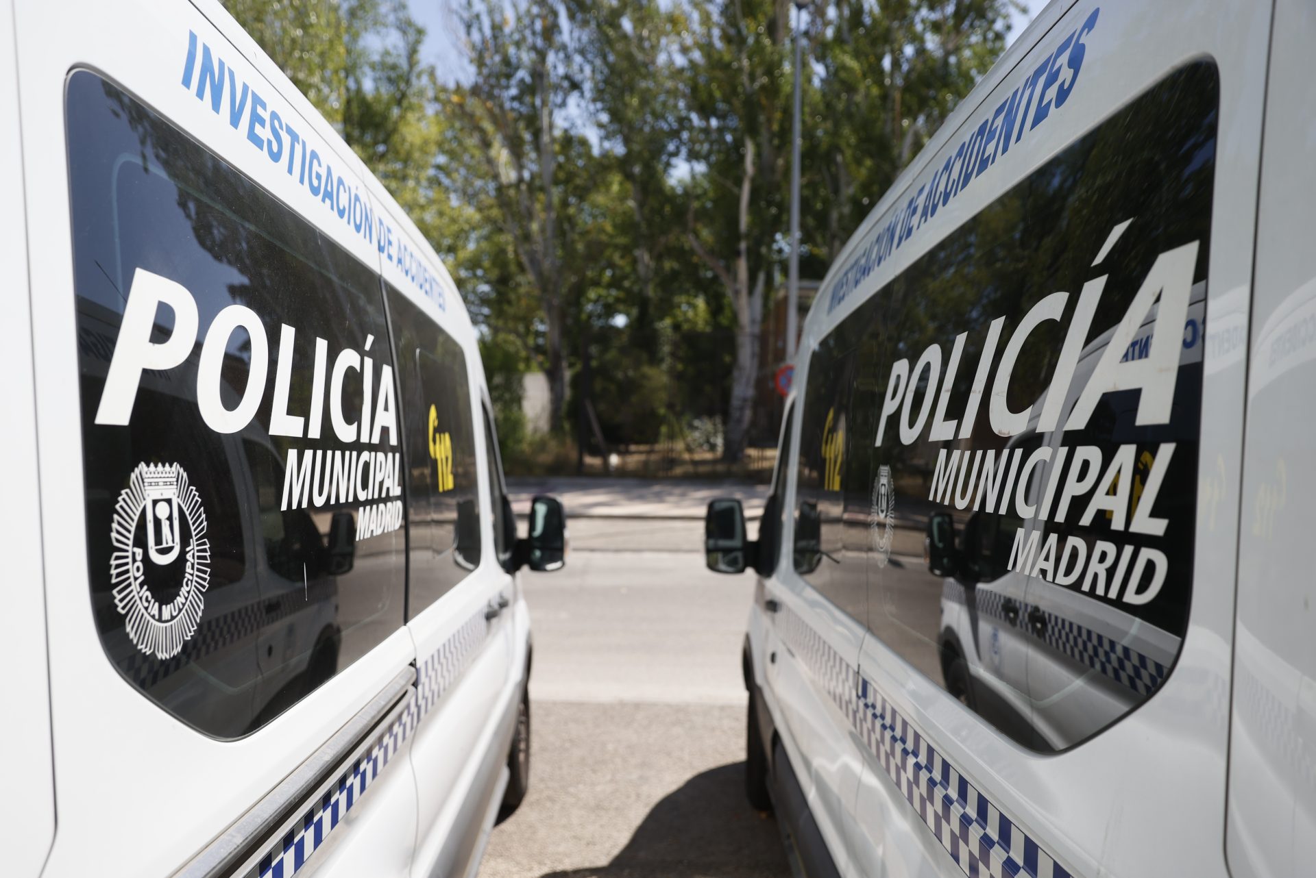 Vehículos de la Policía Municipal de Madrid