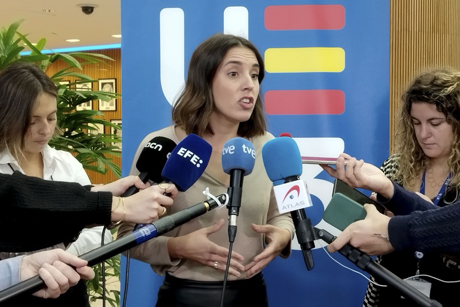 Irene Montero dice que Podemos no estaba al tanto del pacto entre el PSOE y Sumar