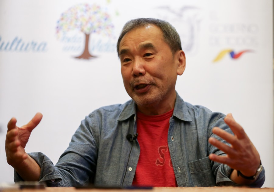 El novelista japonés Haruki Murakami