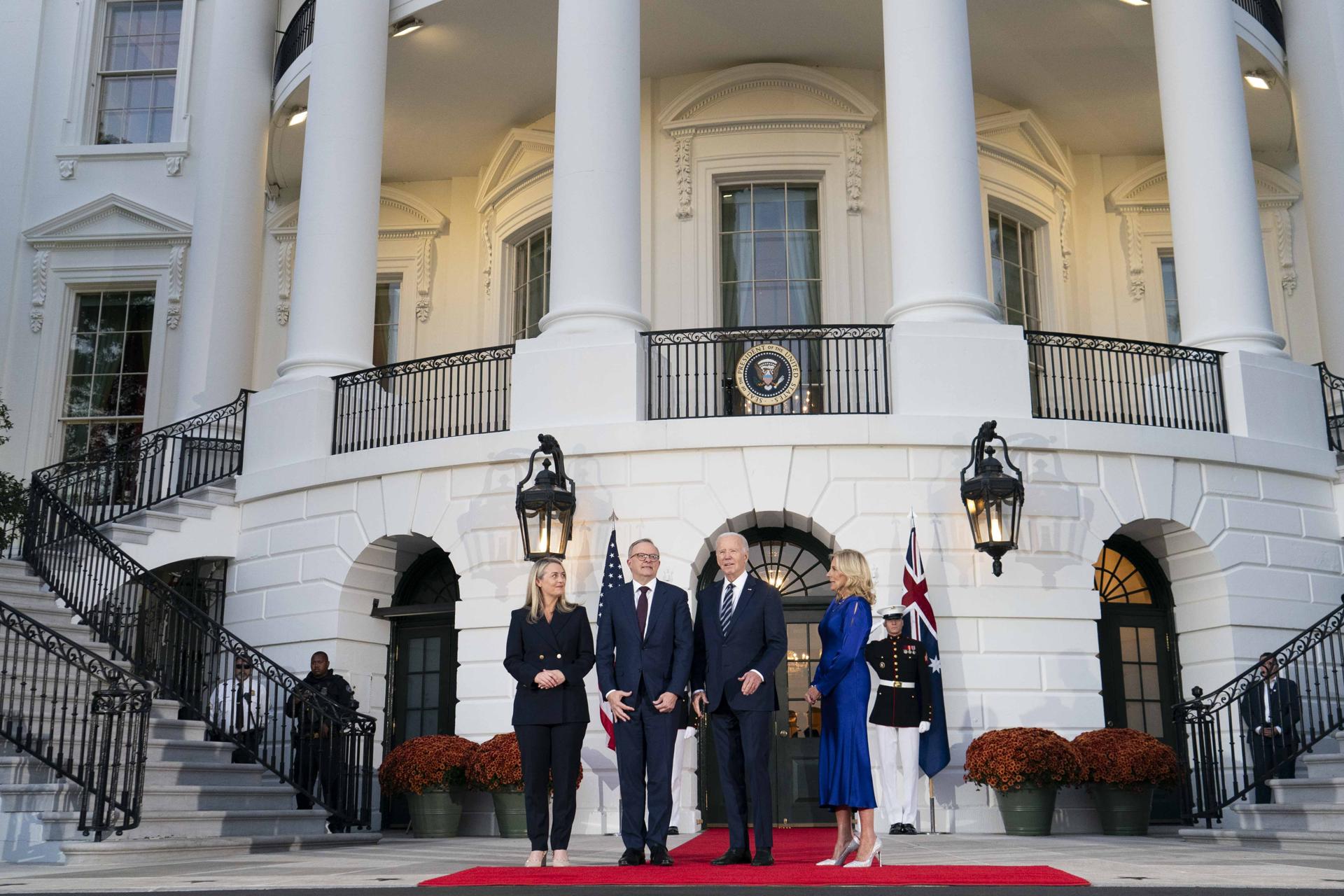 President Biden and first Lady Jill Biden welcomed Australian Prime Minister to White House