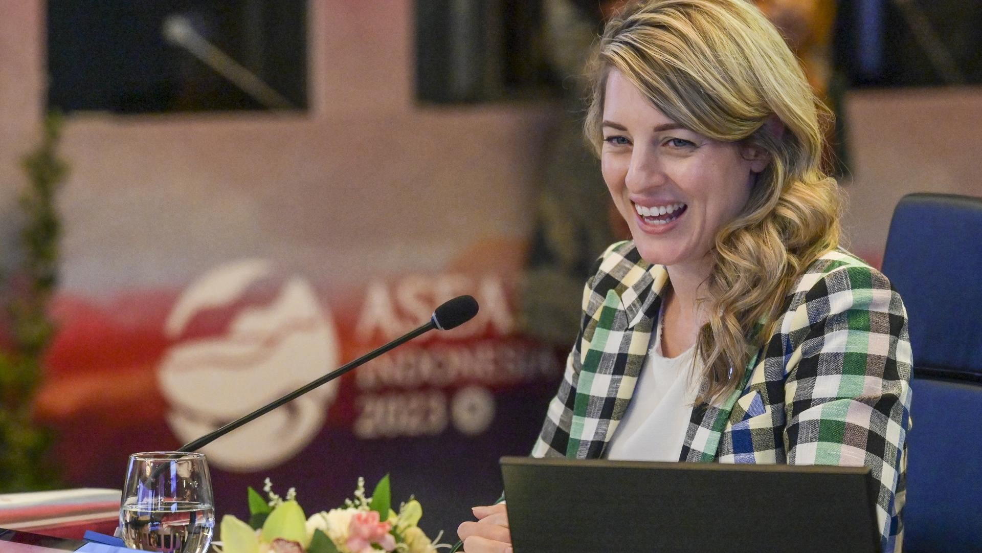 File photograph of Canada's Minister of Foreign Affairs, Mélanie Joly. EFE-EPA/BAY ISMOYO/POOL
