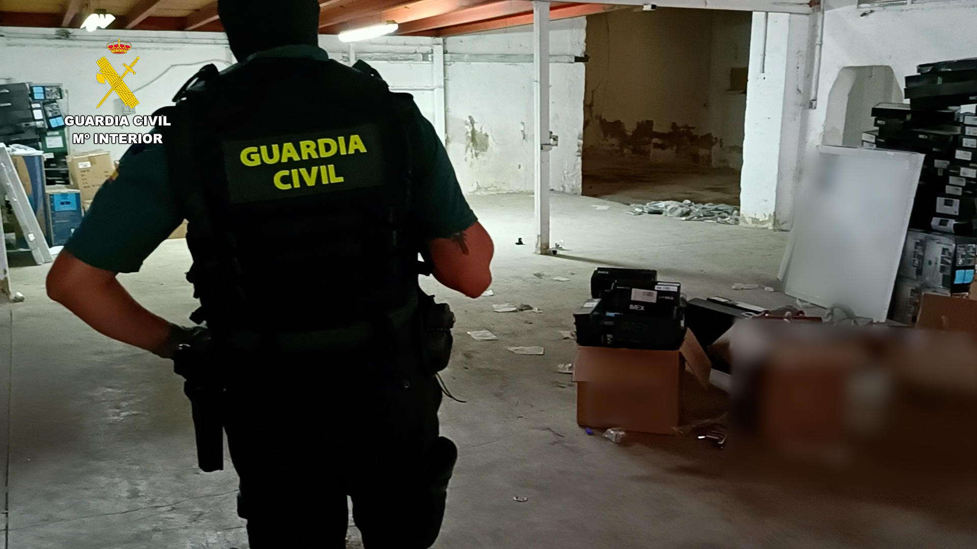 Momento de la operación, en una imagen compartida por la Guardia Civil.