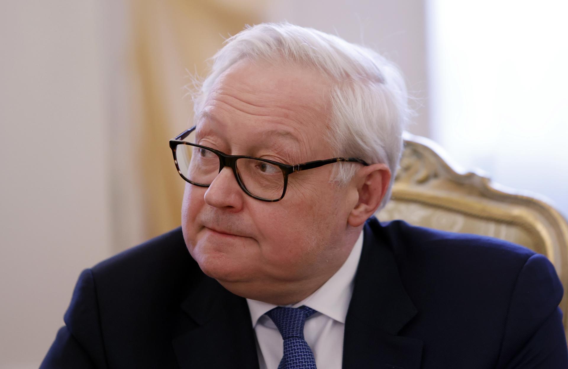 Russian Deputy Foreign Minister Sergei Ryabkov attends a meeting in Moscow, Russia, 15 March 2022. EFE-EPA FILE/MAXIM SHEMETOV / POOL