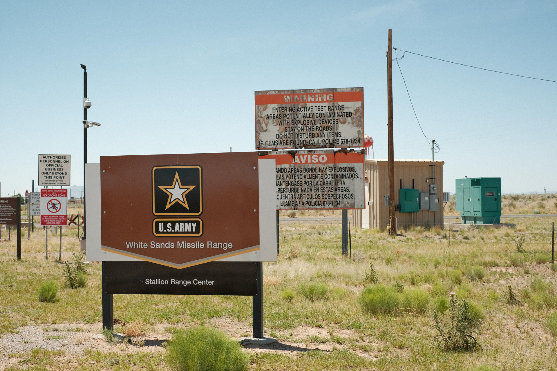 Fotografía de archivo del campo de pruebas nucleares de Trinity, en Albuquerque, Nuevo México (EE.UU).EFE/ Jorge Dastis