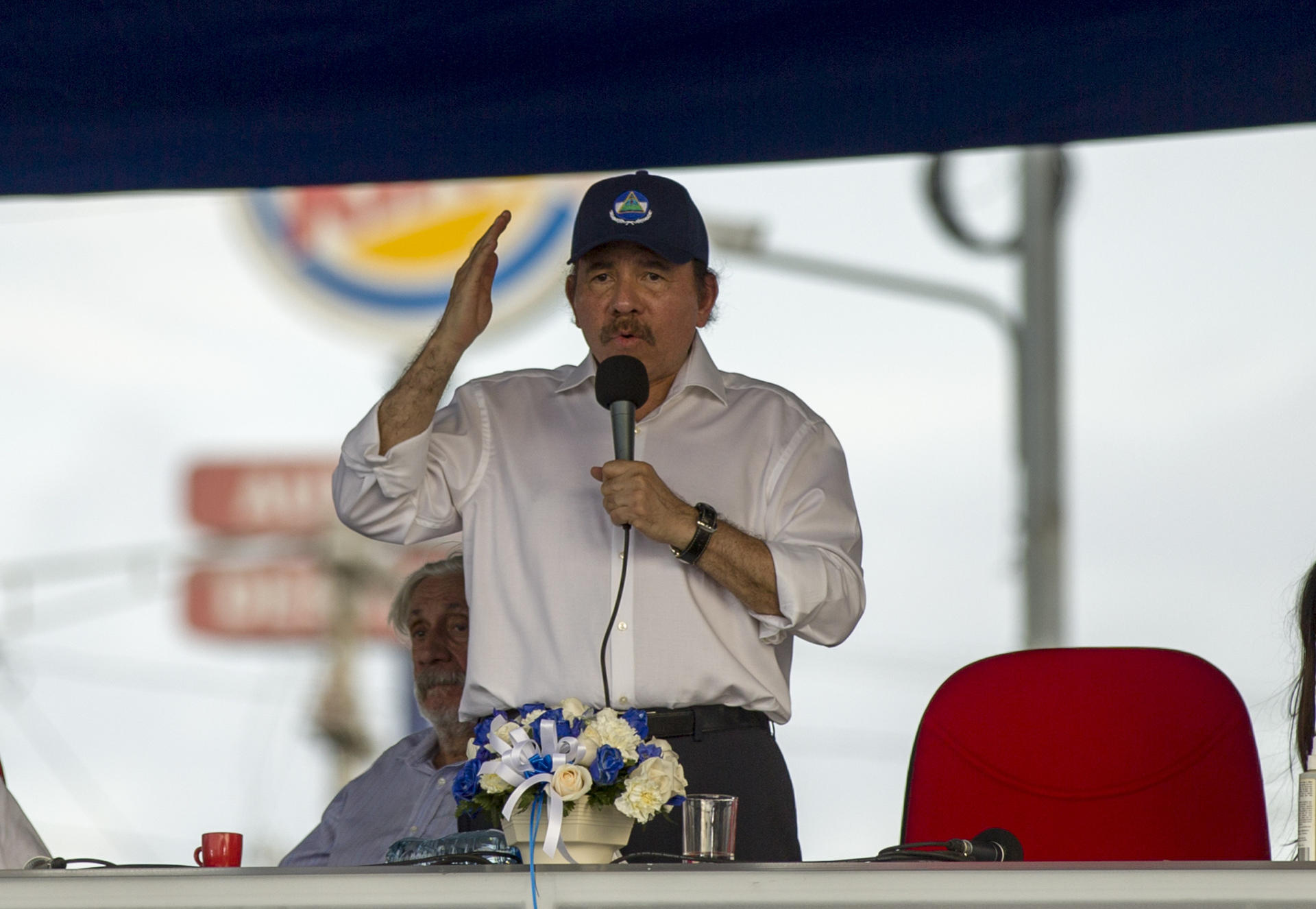 El presidente de Nicaragua, Daniel Ortega, en una fotografía de archivo. EFE/Jorge Torres