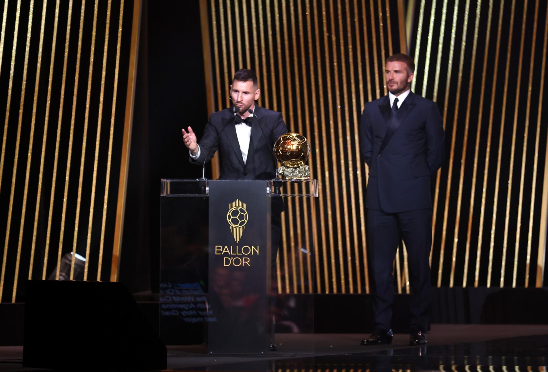 Gala Balón de Oro Messi consiguió su octavo Balón de Oro