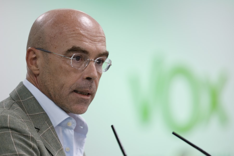 El vicepresidente de Acción política de Vox, Jorge Buxadé