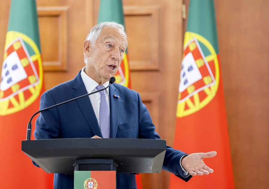 El presidente de Portugal, Marcelo Rebelo de Sousa, que ha anunciado un adelanto de las elecciones.