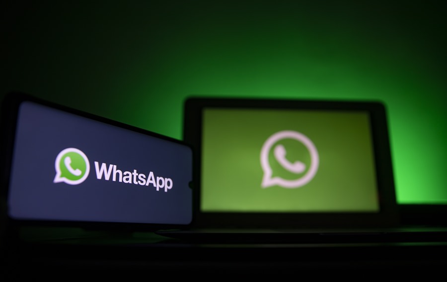 logotipo de la aplicación de mensajería de medios sociales Whatsapp 