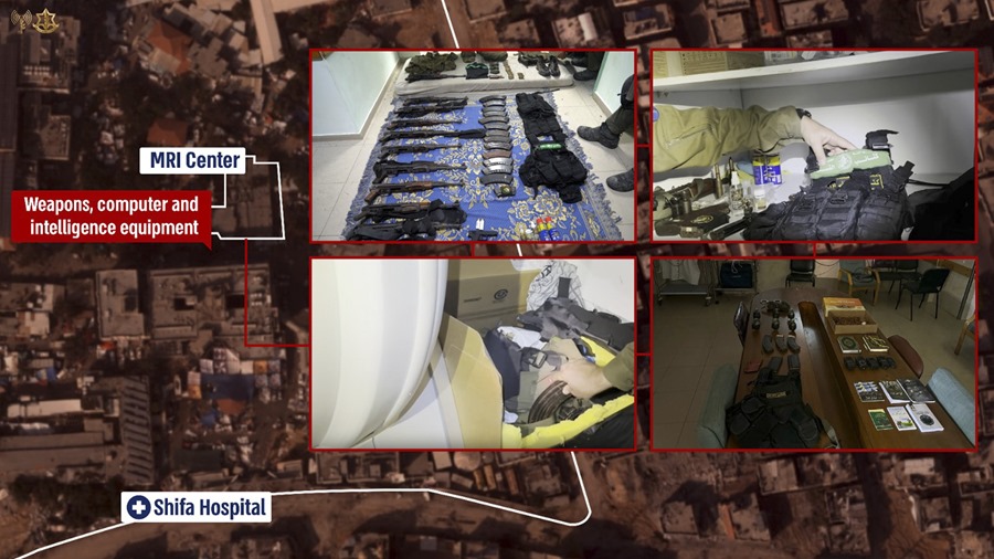 El Ejército israelí aseguró haber encontrado un "túnel fortificado" debajo del hospital Shifa